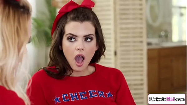 Lesbian cheerleader Samantha Rone flirting with the new member Keisha Grey offering the co captain status.Keisha accepts and gets her pussy licked. 