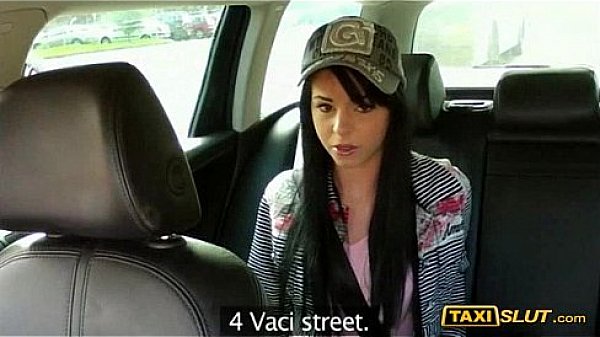 Petite black haired amateur banged for a free taxi fare