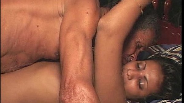 Brunette is getting grandpa cock