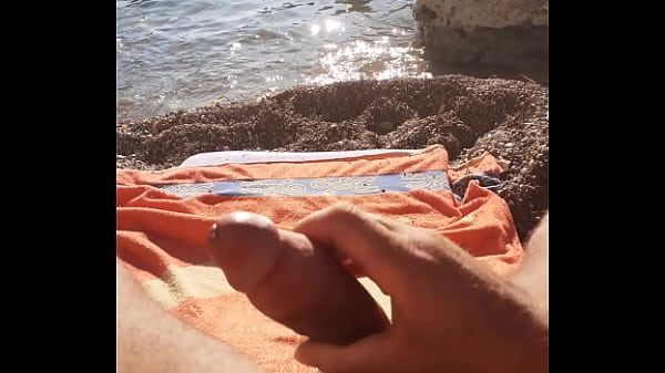 bigcock ibiza beach handjob