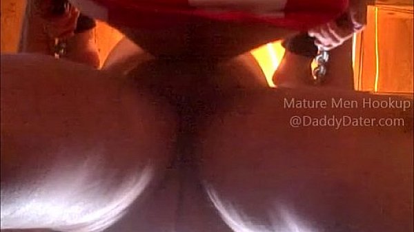 Chubby Daddy Bareback Creampie in Sling 