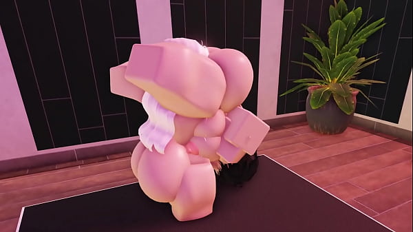 Railed and Bred by massive Futanari in roblox  