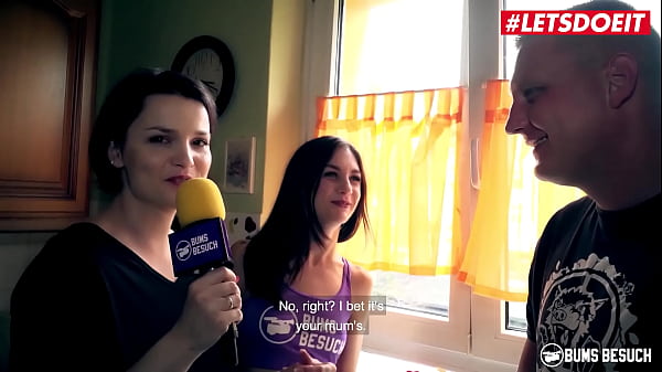 BUMS BESUCH - #Lullu Gun - Naughty Teenager Blows And Fucks Hard With Newbie On Cam 