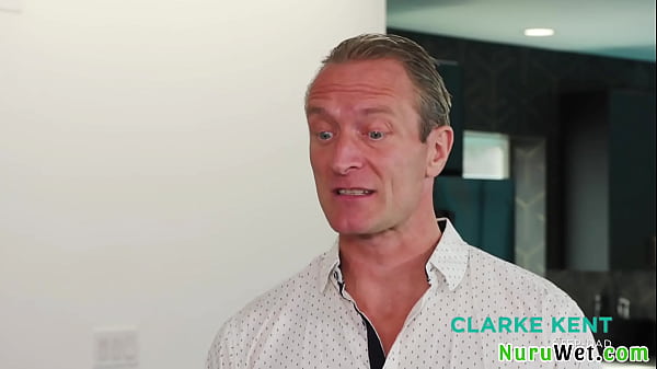 Sexy and hot blonde horny girl gives nice tug and amazing nuru experience  