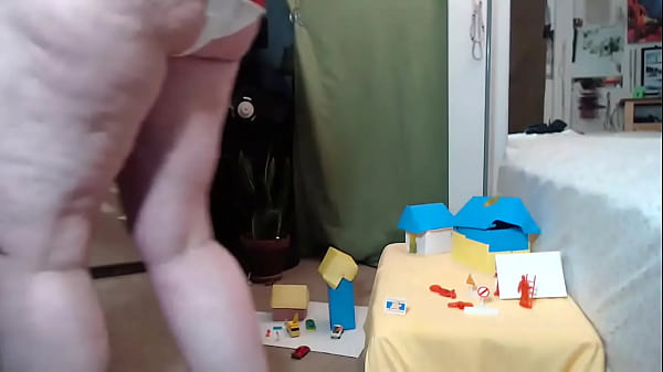 830 Super fun Giantess video! Got to use my creative skills and built a whole community, then destroyed it 