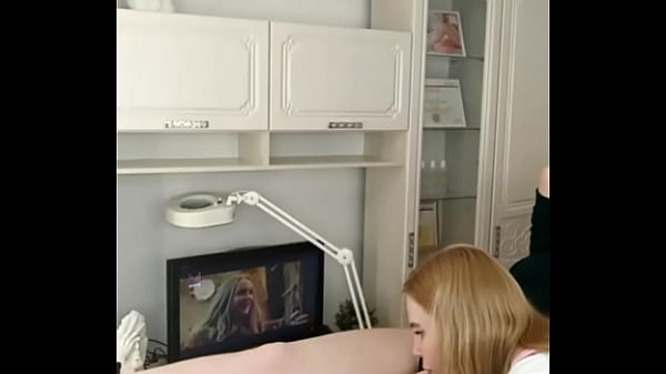 Waxing the sexy Russian beauty's long legs