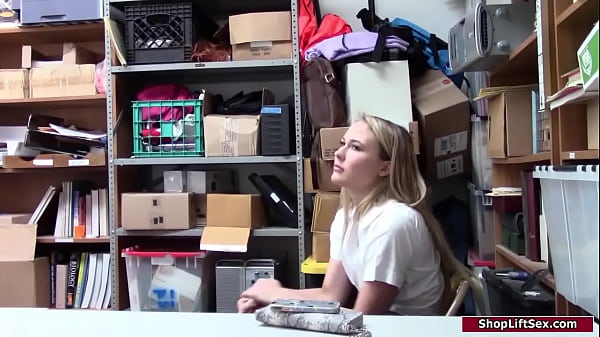 19yo is caught stealing and she doesnt want to go to jail.The officer grabs her big tits and makes her give him a bj.Then he fucks the teen