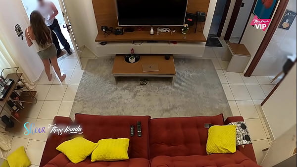 I received the delivery guy all naughty and sucked him until he came in me