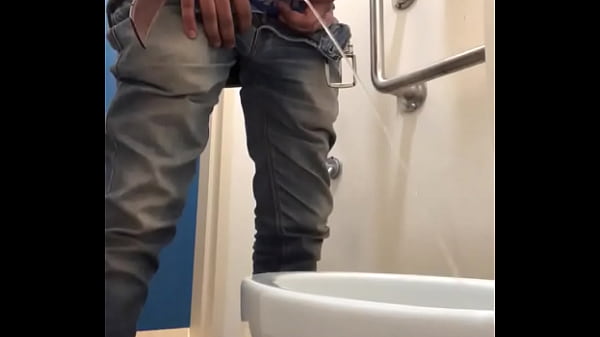 Boy piss at office