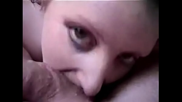 sexy chick with lip peircing swallows a hot load