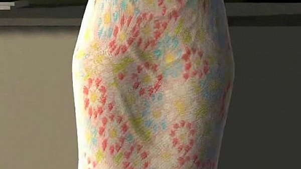 Busty anime teacher enjoys being group fucked