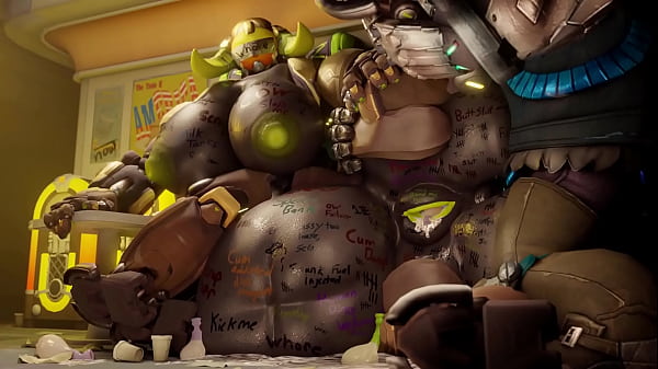 Orisa big ass animation  