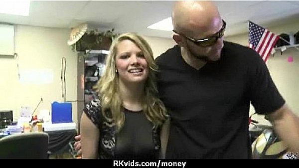 Tight teen fucks a man in front of the camera for cash 26