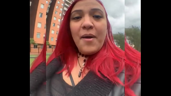 Webcam Fat latina busty milf on the street
