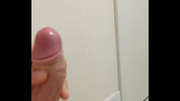 Having a wank in the bathroom