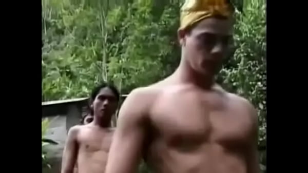 Latino teen guys party