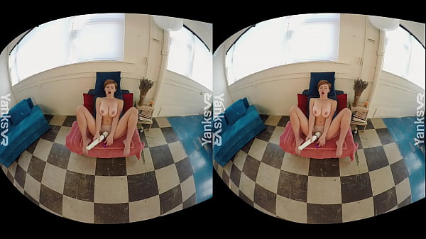 Big boobed amateur beauty from Yanks Ryanne toying her pussy and pleasing her clit with her Hitachi in this erotic 3D video