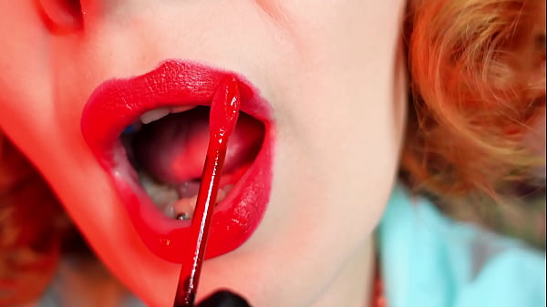 ASMR video - LIPSTICK fetish