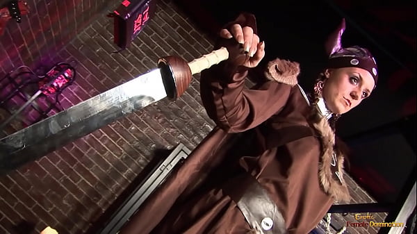 Guy eats out a Viking girl and lets her bounce on his cock