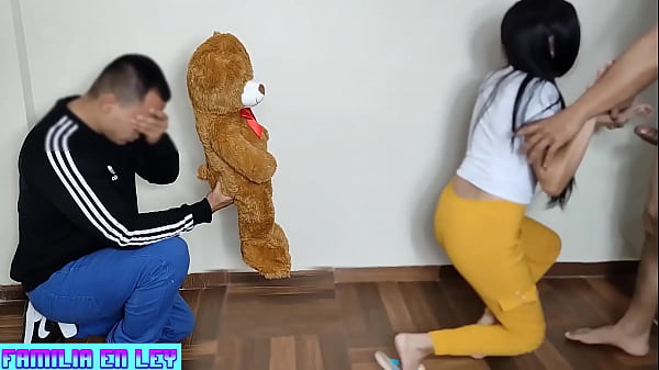 Full Netorare Girlfriend Rides Chubby Her Silly Boyfriend In Front Of Him With His Best Friend NTR JAV  