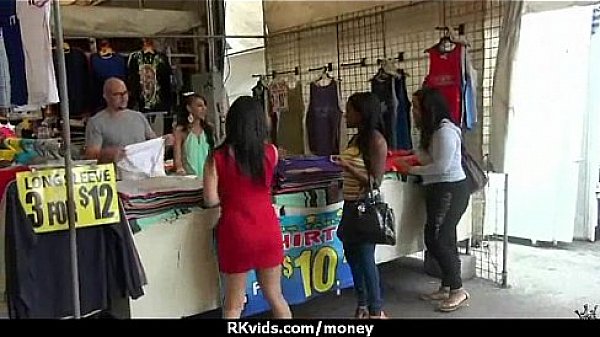 Sensual girl talked into having sex for cash 30