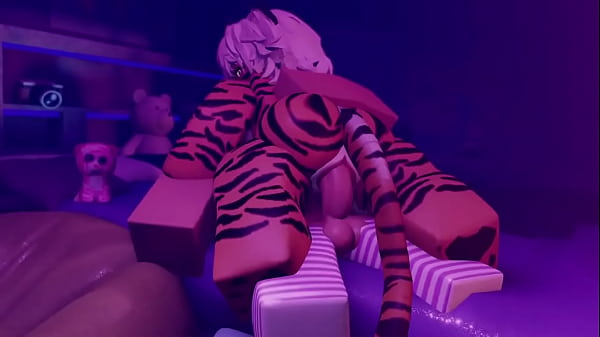 Femboy Fucking a Furry Tiger (With Sound/With Noise - Roblox Animation)