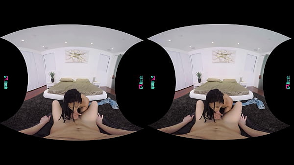 Skinny ebony beauty wants to dance on your hard cock in virtual reality 