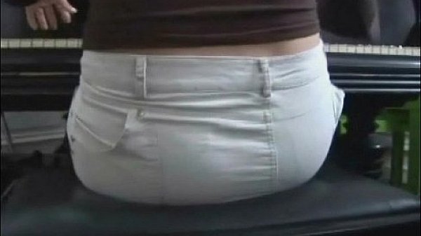 A perverted guy introduces busty neighbor to his handmade bondage stand