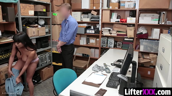Manager of The Store Accuses Latina Employee in The Loss Prevention Office - Lifterxxx