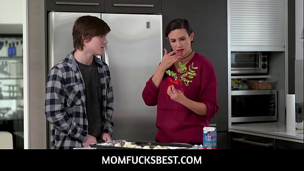 Sexy Stepmother Penny Barber wants to spend Christmas as well as possible, so she fucks with her perverted stepson and stepdaughter Macy Meadows on Christmas Eve