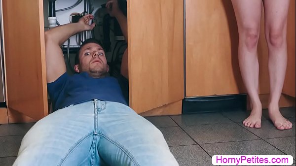 Ariel McGwire got fucked so well last night that she is ready for round two. Soon she fucks her boyfriends stepbro who is laying on the kitchen floor.  