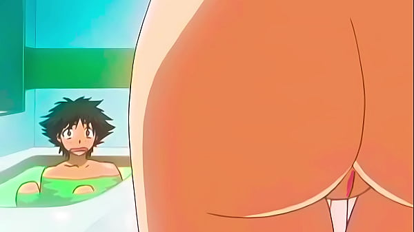 Hentai sin censura - La hermanastra de mi novia me hace una paja en el ba&ntilde;o