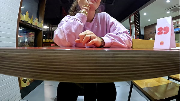 My step-brother invites me to play with him while he controls my lovense in public!