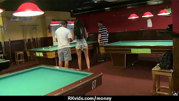 Slutty amateur babe is paid cash from some crazy public sex 6