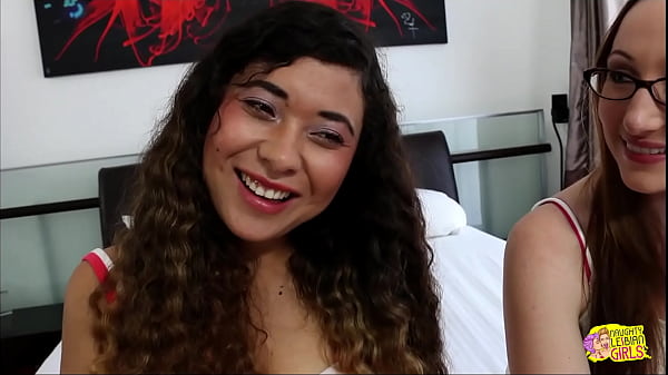 Immediately after kissing, Natalie Storm and Crystal Clark have a strong desire for mischievous lesbian activities.  