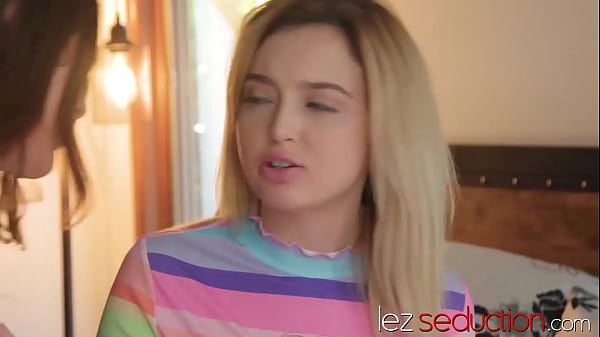 Madi's evil stepsister Brenna McKenna is always trying to steal her GF! Brenna catches Madi's new GF Lexi Lore in the kitchen she decides to move.  