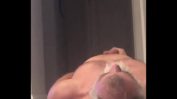 My tongue covered with my own cum  