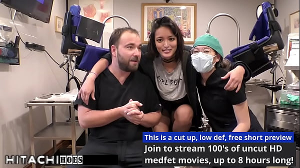 Human Guinea Pig Gets Mandatory Hitachi Orgasms From Nurse - Channy Crossfire