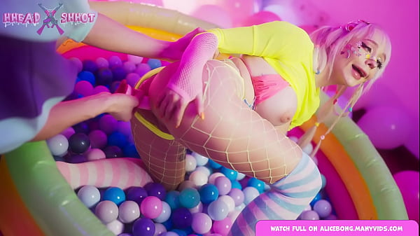 Candy Girl Sucking lollipop and fuck in the ass AliceBong