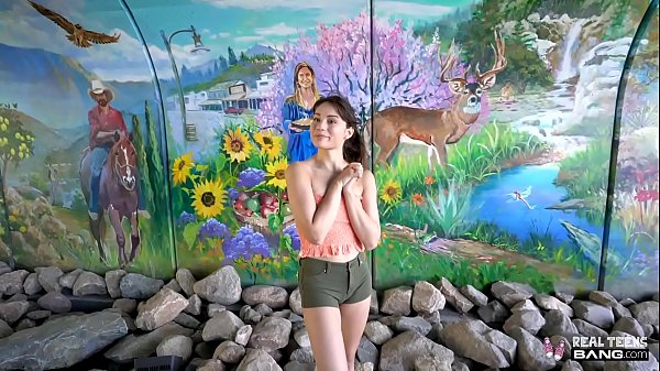 Real Teens - Cute Brunette Doing Her First Porn Shoot 