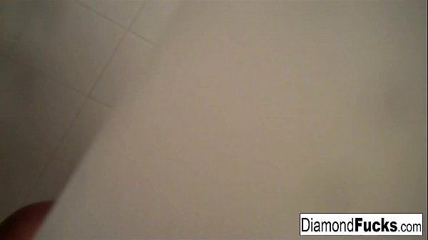 Diamond Kitty Decides To Get Wet And Wild In The Shower