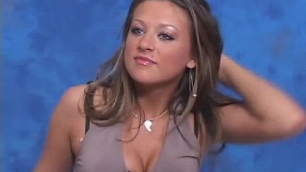 Tall sweetheart disrobes in a cute way