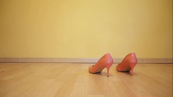 Parading in pink pumps  