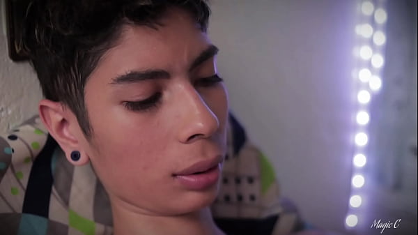 Hot Big Dick Latino Magic C Jerks With Spit, Cums Inside a Cup and Lets It Drip Into His Mouth to Swallow His Own Cum 