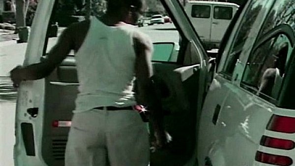 Ebony Gets Fucked Outdoor