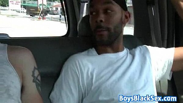 Muscular Blacg Gay Dude Fuck White Twink With His BBC 07