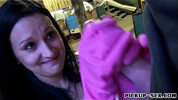 Nasty Czech girl Clair Brooks fucked in her workplace