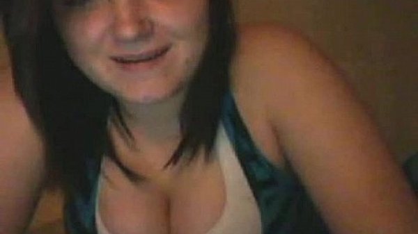 cute girl with big tits masturbates on webcam  