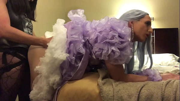 Domme Fucks Feminized Sissy  