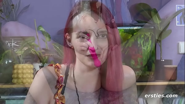 Ersties: Redheaded German Plays with Her Toys